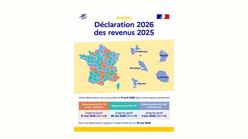 Calendrier 2026 de la déclaration des revenus 2025
